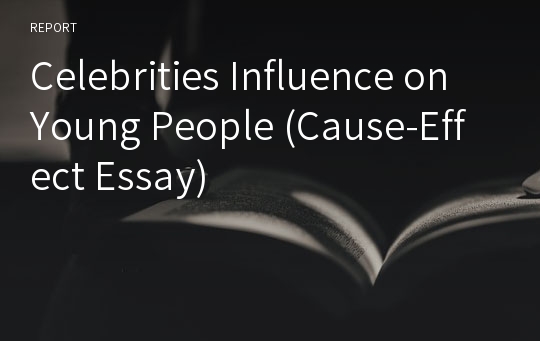 celebrity influence essay