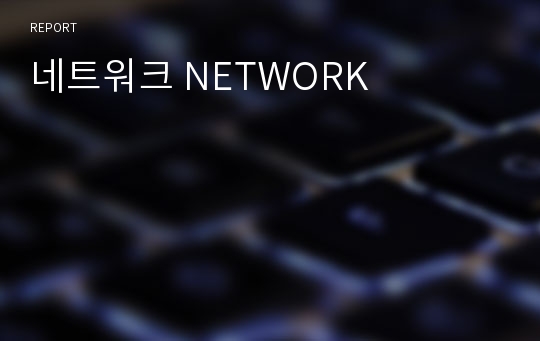 네트워크 NETWORK