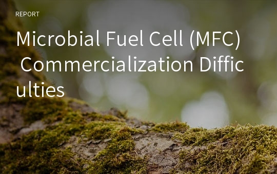 Microbial Fuel Cell (MFC) Commercialization Difficulties