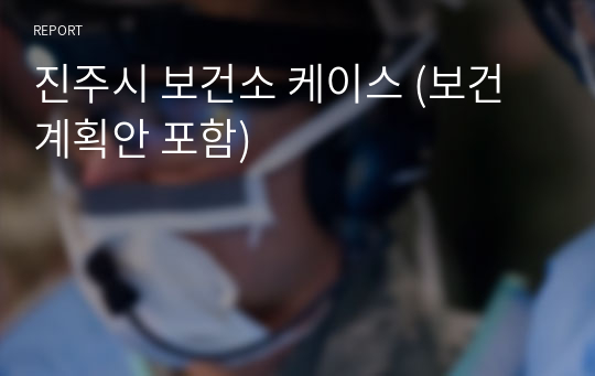 진주시 보건소 케이스 (보건계획안 포함)