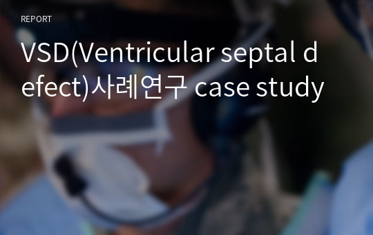 VSD(Ventricular septal defect)사례연구 case study