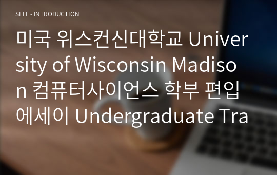 미국 위스컨신대학교 University of Wisconsin Madison 컴퓨터사이언스 학부 편입 에세이 Undergraduate Transfer Computer Science