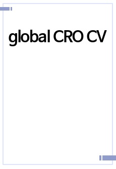 global CRO CV
