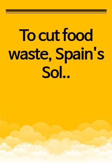 To cut food waste, Spain's Solidarity fridge