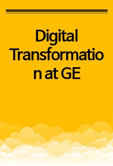 Digital Transformation at GE